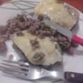 El cooksnap de Constanza Martinez cuando hizo Zapallitos rellenos de carne picada con queso mozzarella gratinada.