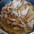 El cooksnap de OLEVERT orta cuando hizo Bistec de cerdo con rajas y papas.