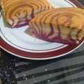 Cooksnap dari santy untuk resep Ogura Cake Zebra with coconut milk