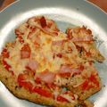 El cooksnap de Annita cuando hizo Pizza con base de coliflor en AirFryer.