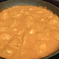 El cooksnap de Marivi Fernández cuando hizo Filetes rusos en salsa curry.