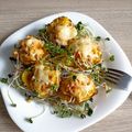 Cooksnap Krzysiek Lewandowski z czasów, kiedy przygotował Ziemniaki faszerowane piersią z kurczaka i boczkiem.