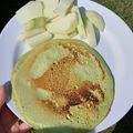 El cooksnap de Agustina Barrios cuando hizo Pancake de Harina de Arvejas.