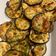 El cooksnap de Janire Mayo cuando hizo Berenjenas con pesto y mozzarella.