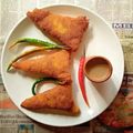 Anitha (Annie) 's cooksnap of when they made Bread chicken cone samosa.