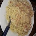 El cooksnap de Sebas cuando hizo Strogonoff de pollo con arroz.