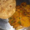 Gayatri Garg's cooksnap of when they made Sukhe aloo.