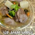 Cooksnap mamy_kitchen89 semasa beliau membuat Sup Ayam Simple.