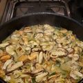 El cooksnap de analia ines cuando hizo Mejillones a la provenzal.
