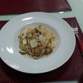 El cooksnap de Frank cuando hizo Espaguetis al Ajillo con Champiñones.