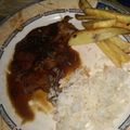 El cooksnap de Perla Bongiovi cuando hizo Chuletas de cerdo en salsa de miel.