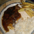 El cooksnap de Perla Bongiovi cuando hizo Chuletas de cerdo en salsa de miel.