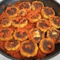 El cooksnap de Marti Alba cuando hizo Albóndigas de calabacín con salsa de tomate casero.