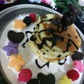 Saira Abdullah's cooksnap of when they made Choco bliss pancakes.