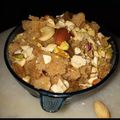  Chef Richa pathak. का कुकस्नैप जब उन्होंने सूजी का हलवा (sooji ka halwa recipe in Hindi) बनाया था।