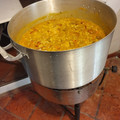 El cooksnap de Ariel Spadolini cuando hizo Locro Salvaje.