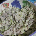 El cooksnap de Carla Yuliana Quintero cuando hizo Ensalada Waldorf con piña.