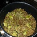 El cooksnap de edu cuando hizo Brócoli/Quinoa y Ternera.