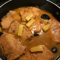 El cooksnap de Victor Delgadillo Rosete cuando hizo Chuletas de cerdo en salsa de chipotle, naranja y piña.