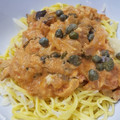 El cooksnap de Becky cuando hizo Pollo en salsa de tomate aromático con hierbas y alcaparras.