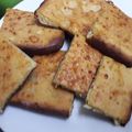 El cooksnap de Graciela Azurisa cuando hizo Fainá de queso.