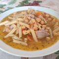 El cooksnap de Oscar J. Fernández (Kxteel) cuando hizo Garbanzos con macarrones y hierbabuena.