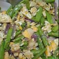 Cooksnap isma semasa beliau membuat Kacang Panjang Goreng Telur.