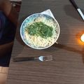 El cooksnap de ailen cuando hizo Tallarines con crema de espinaca! 🍜.