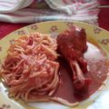 El cooksnap de Guillermo Aguilar cuando hizo Pollo en achiote.
