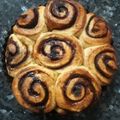 Cooksnap dari putriamalia untuk resep Cinnamon Rolls inspired | Cokelat Keju Rolls |