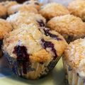 El cooksnap de Natalia K cuando hizo Blueberry crumble muffins.
