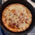 El cooksnap de Sol Avancini Noceti cuando hizo Pizza sin gluten para salir del paso...¡a cucharadas!.