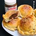 waleey’s cookery's cooksnap of when they made NUTELLA FILLED BREAD 🥯.