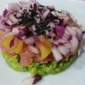 El cooksnap de Miguelo Ferrer Alberich cuando hizo Tartar de salmón, aguacate y mango.