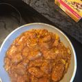 El cooksnap de Nico cuando hizo Pavo al ajillo enriquecido.