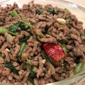 ekitchen's cooksnap of when they made Minced Meat with Basil (Pad Kra Pao Gai).