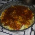 El cooksnap de Ale cuando hizo Ravioles de Ricota con Salsa de Chorizo y Pollo.