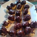 El cooksnap de Nora cuando hizo Coquitos bañados con chocolate receta de Doña Petrona.