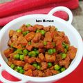 Indu Mathur का कुकस्नैप जब उन्होंने गाजर मटर की सब्जी (gajar matar ki sabzi recipe in Hindi) बनाया था।