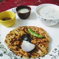 Anita Uttam Patel's cooksnap of when they made Besan and wheat Roti.