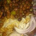 Vaishali Arora's cooksnap of when they made Chole chawal.
