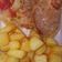 Vica1992 Cooksnap-ja, amikor elkészítette a(z) Mustáros sült karaj hagymával receptet.