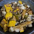 Cooksnap dari deadeliade untuk resep Seafood saus padang (kerang hijau, kerang dara, cumi, udang)