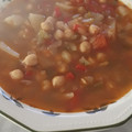 El cooksnap de Albis Albita cuando hizo Potaje de garbanzos con verduras asadas.