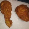 El cooksnap de Suri cuando hizo Pollo Crujiente Estilo KFC.