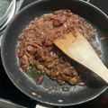 El cooksnap de Marieta cuando hizo Galette de cebolla caramelizada con queso de cabra.