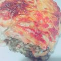 El cooksnap de Yessica Piriz cuando hizo Lasagna de carne, jamón, queso y verdura.