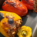 El cooksnap de Irene-Guirao cuando hizo Pimiento tricolor rellenos de carne & arroz.