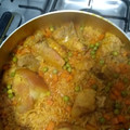 El cooksnap de Alicia Luyo Flores cuando hizo Arroz con Chancho.