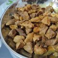 El cooksnap de Ruben Navarro cuando hizo Magro de cerdo al ajillo.